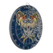 バインドされたメルメイド航海の-海愛好家のためのデザイン ダーツボード (正面左)