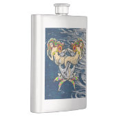 バインドされたメルメイド航海の-海愛好家のためのデザイン フラスク (右)