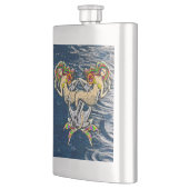 バインドされたメルメイド航海の-海愛好家のためのデザイン フラスク (左)