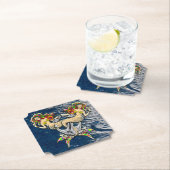 バインドされたメルメイド航海の-海愛好家のためのデザイン ペーパーコースター (インサイチュ)