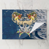 バインドされたメルメイド航海の-海愛好家のためのデザイン ペーパーパッド (折り畳み)