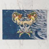 バインドされたメルメイド航海の-海愛好家のためのデザイン ペーパーパッド (正面)