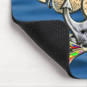 バインドされたメルメイド航海の-海愛好家のためのデザイン マウスパッド (コーナー)