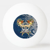 バインドされたメルメイド航海の-海愛好家のためのデザイン 卓球ボール (正面)