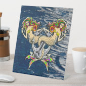 バインドされたメルメイド航海の-海愛好家のためのデザイン 台座サイン (インサイチュ)