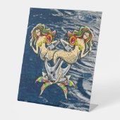 バインドされたメルメイド航海の-海愛好家のためのデザイン 台座サイン (正面)