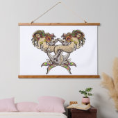 バインドされたメルメイド航海の-海愛好家のためのデザイン 吊り下げ型タペストリー (寝室)