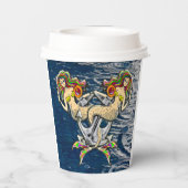 バインドされたメルメイド航海の-海愛好家のためのデザイン 紙コップ (裏面)