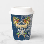 バインドされたメルメイド航海の-海愛好家のためのデザイン 紙コップ (正面)
