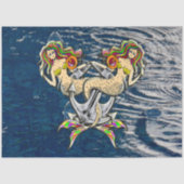 バインドされたメルメイド航海の-海愛好家のためのデザイン 薄葉紙 (正面)