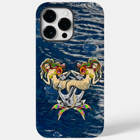 バインドされたメルメイド航海の-海愛好家のためのデザイン Case-Mate iPhoneケース (裏面)