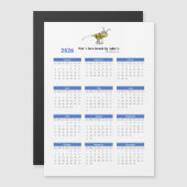 バインドしない磁気冷蔵庫カレンダー (正面/裏面)