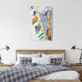 バインブリッジアイランドウッドボートフェスティバル3 キャンバスプリント (インサイチュ (寝室))