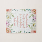 バイ感謝してい与えブル·バース·ウォーターカラー·フローラ ジグソーパズル (横)