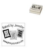 バイ焼いたベーカリーパーソナライズされたトースターペストリーパイ ラバースタンプ (押印)