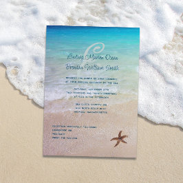 バイ結婚したザシービーチ目的地の結婚式 招待状