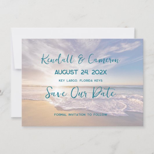 バイ結婚したシーサンライズビーチ セーブザデート (正面)