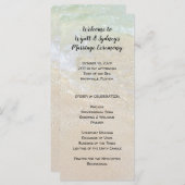 バイ結婚したシートール結婚式 プログラムテンプレート プログラム (正面/裏面)