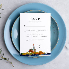 バイ・ザ・シー　食事の選択肢とともにＲＳＶＰ 招待状