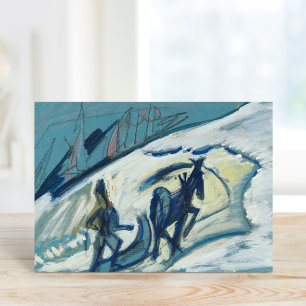 バウアミットPferdeschlitten Ernst Ludwig Kirchner カード