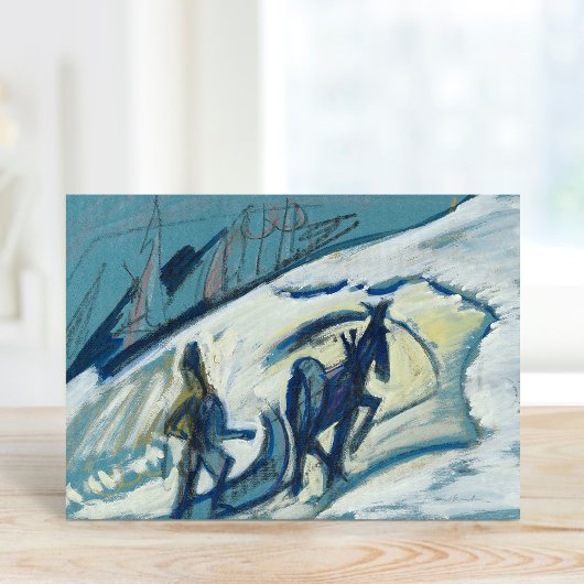 バウアミットPferdeschlitten | Ernst Ludwig Kirchner カード