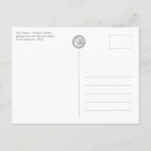 バウアーツフスターCC0415おとぎ話はがき ポストカード (裏面)