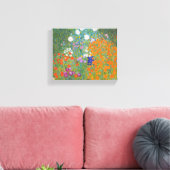 バウアーンガルテン – グスタフクリムト キャンバスプリント (インサイチュ (リビング))