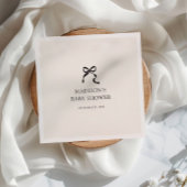 バウエレガントミニマルビのシャワー スタンダードカクテルナプキン