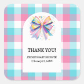 バウカラフルビシャワー スクエアシール (正面)