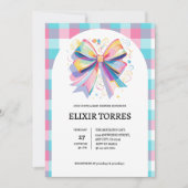 バウカラフルビシャワー 招待状 (正面)