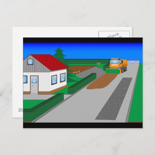 バウステルミトケルマシン ポストカード (正面/裏面)