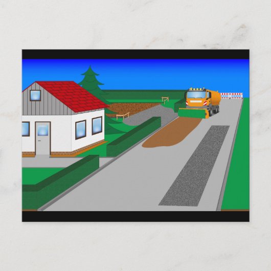 バウステルミトケルマシン ポストカード (正面)