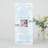 バウスペインのティゾ1erアニノバプテスマ1st誕生日パーティー 招待状 (スタンド正面)