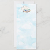 バウスペインのティゾ1erアニノバプテスマ1st誕生日パーティー 招待状 (裏面)