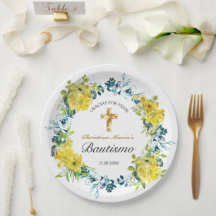 バウティスドゥニニャボニタクルスフローラアマリロクラス ペーパープレート