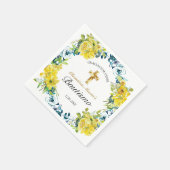 バウティスドゥニニャボニタクルスフローラアマリロ スタンダードカクテルナプキン (角)