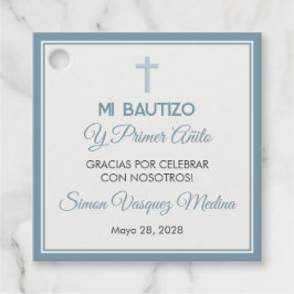 バウティゾイプライマーアニトバプティスムアンドファースト誕生日 フェイバータグ