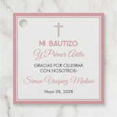 バウティゾイプライマーアニトバプティスムアンドファースト誕生日 フェイバータグ (正面)