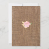 バウティゾイプライマークンプル、スペインの招待状カステラーノ 招待状 (裏面)