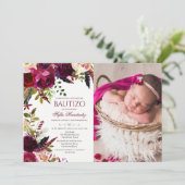 バウティゾインビタシオネデバウティゾバプテスマ招待状 招待状 (スタンド正面)