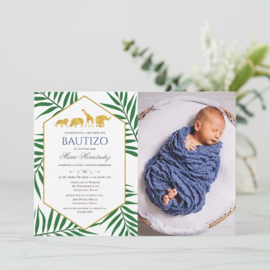 バウティゾインビタシオネデバウティゾバプテスマ招待状 招待状 (スタンド正面)