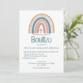 バウティゾインビタシオンカソリックパステルレインボーバプテスマ 招待状 (スタンド正面)