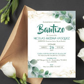 バウティゾインビタシオングリーン離れ宗教洗礼 招待状