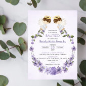 バウティゾインビタシオンツイン少年かわいい天使バプテスマ 招待状