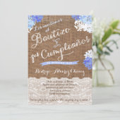 バウティゾイ1erクンプル，ラティーノバプテスマ誕生日 招待状 (スタンド正面)