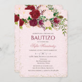 バウティゾニーナインビタシオネデバウティゾニーナバプテスマ 招待状 (正面/裏面)