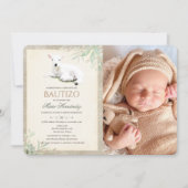 バウティゾニーニョ・インビタシオーネデバウティゾニーニョ・バプテスマ 招待状 (正面)