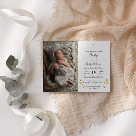 バウティゾニーニョ・インビタシオーネデバウティゾニーニョ・バプテスマ 招待状