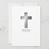 バウティゾバプティスマスペインのランゲーフェイクジー 招待状 (裏面)