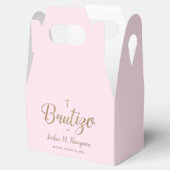 バウティゾピンク金ゴールドクロスカスタムバプテスペインのィス フェイバーボックス (オープン)